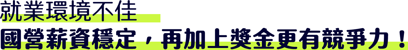 國營聯招錄取率上升招考破千人